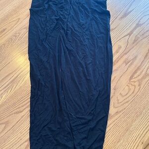 Maternity Black Maxi Skirt